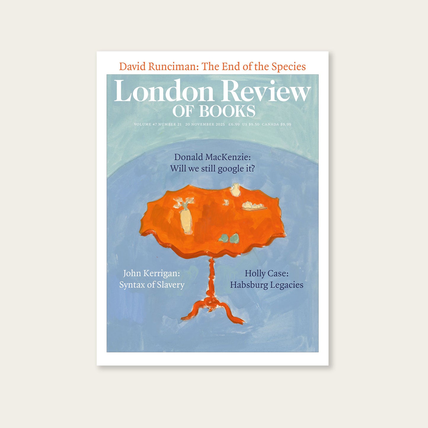 LRB Back Issues: 2025