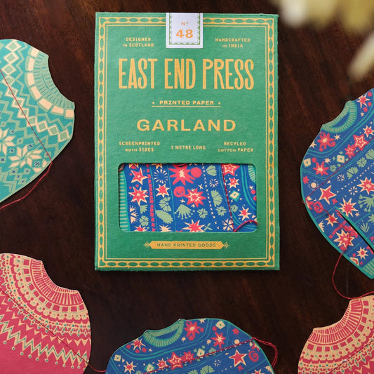 Christmas Jumper Sewn Garland