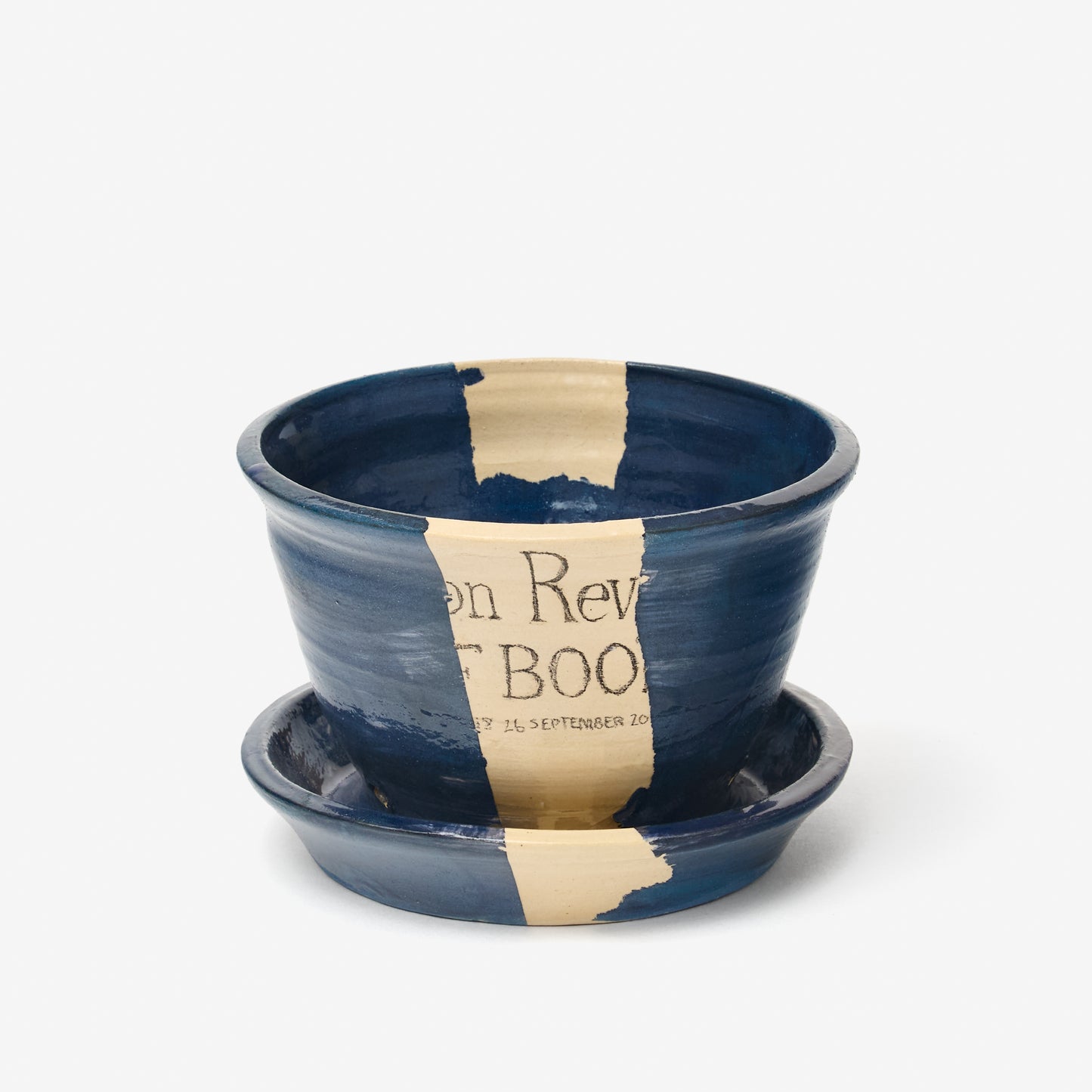 Earthenware by Beth Holgate, Blue Herb Pot