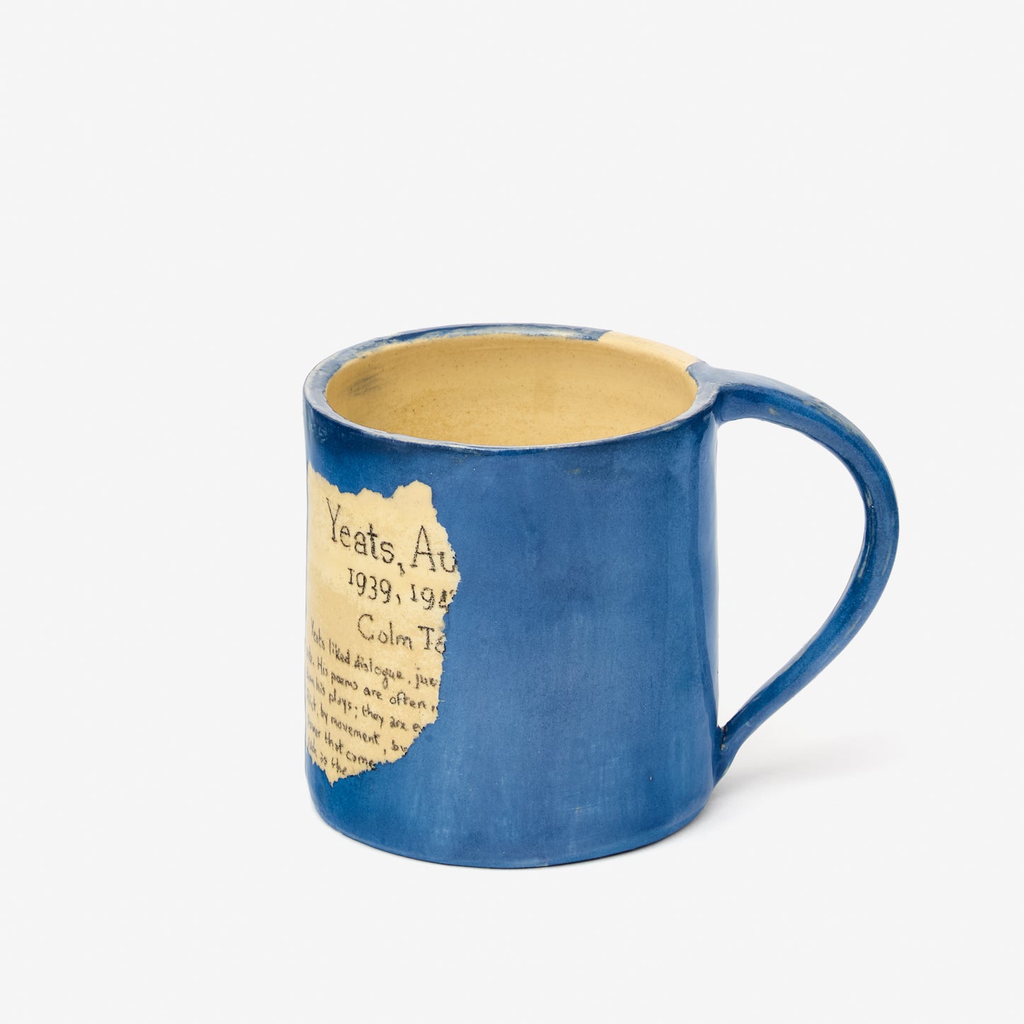 Earthenware by Beth Holgate, Large Blue Mug