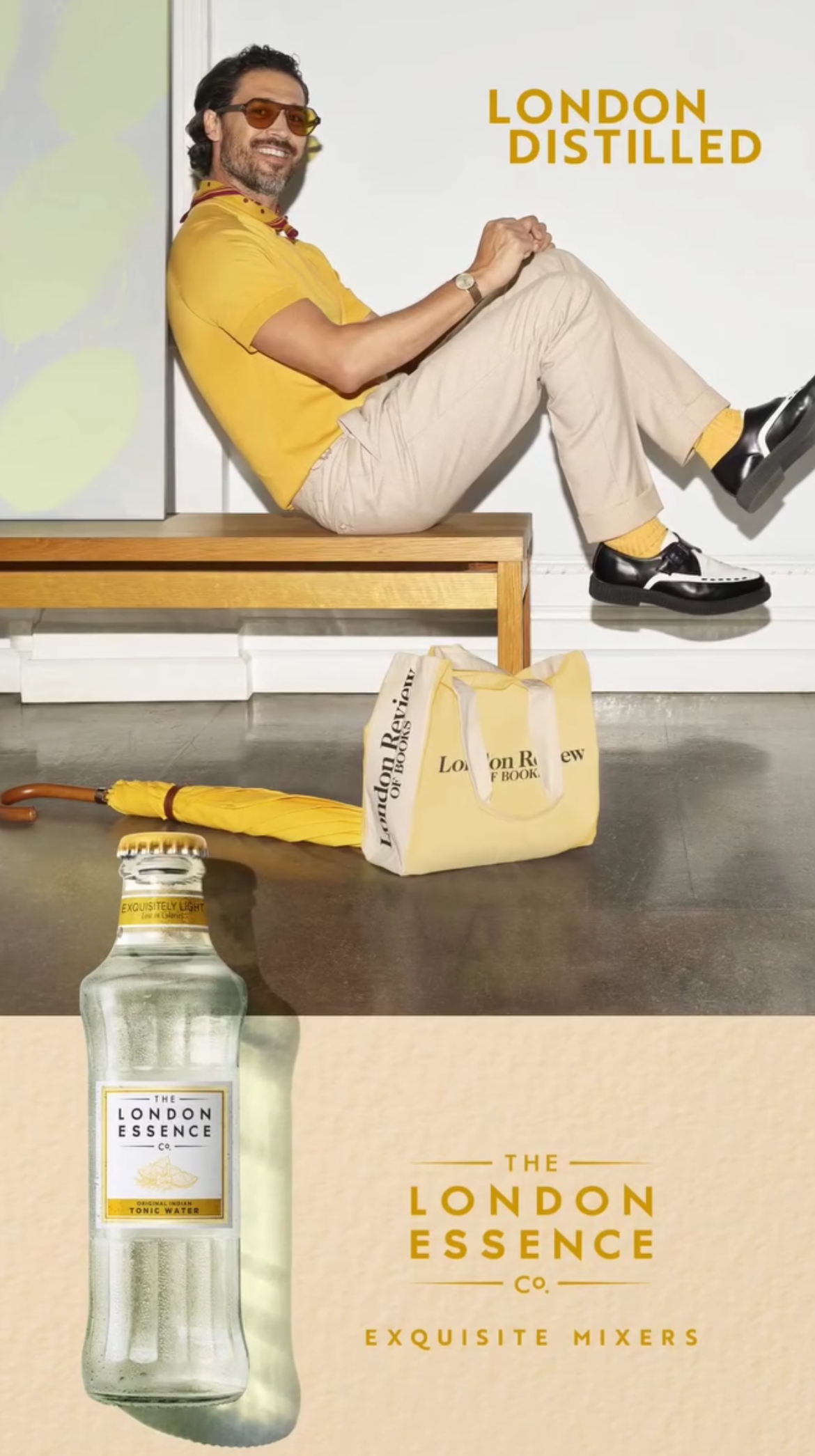 LRB Yellow Canvas Tote Bag - LIMITED EDITION