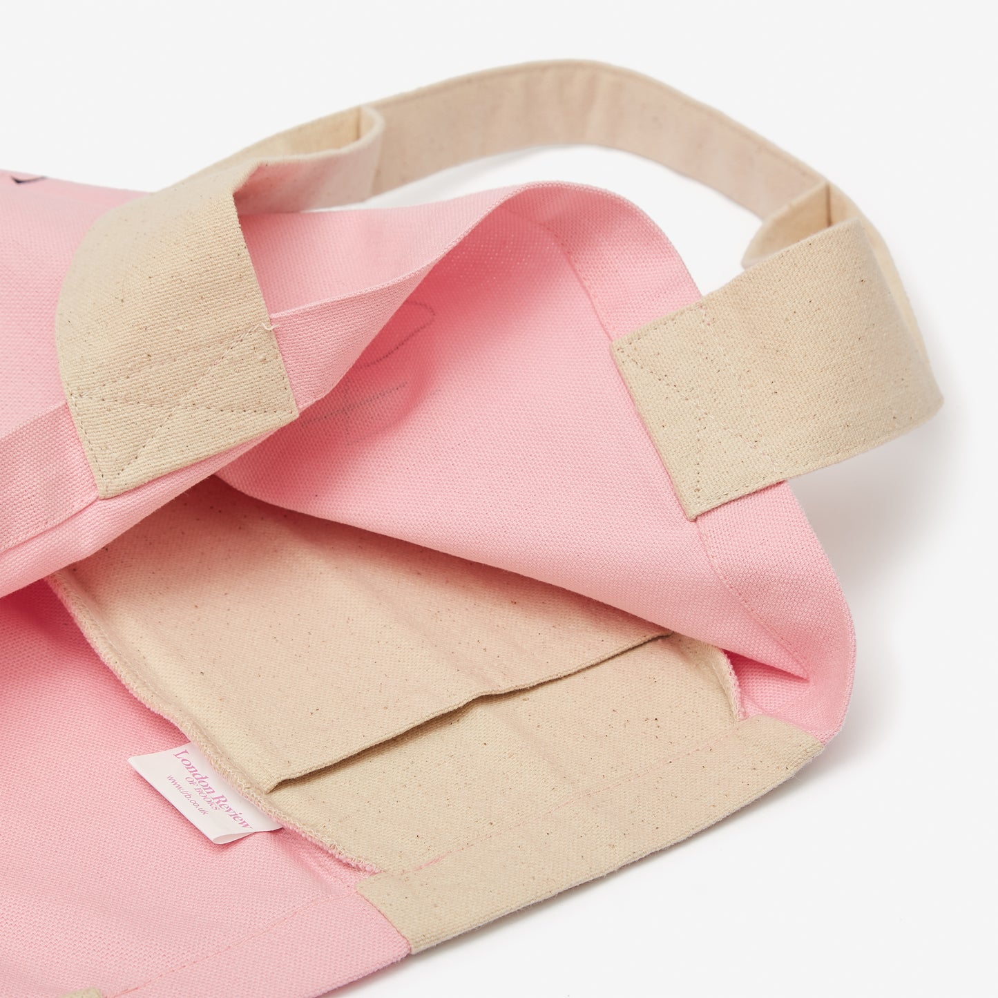 LRB Pink Canvas Eco Tote Bag