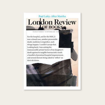 LRB Back Issues: 2025