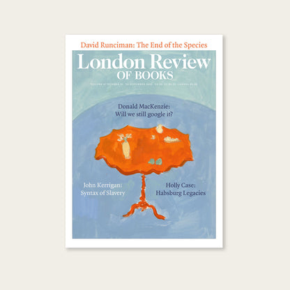 LRB Back Issues: 2025