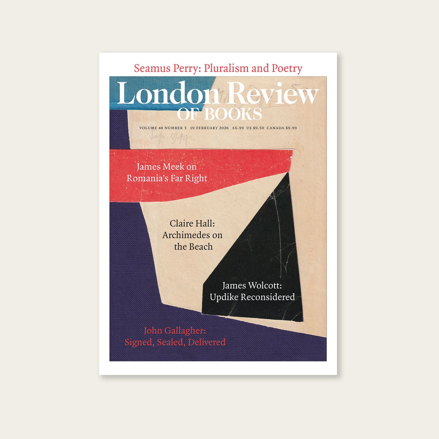 LRB Back Issues: 2026