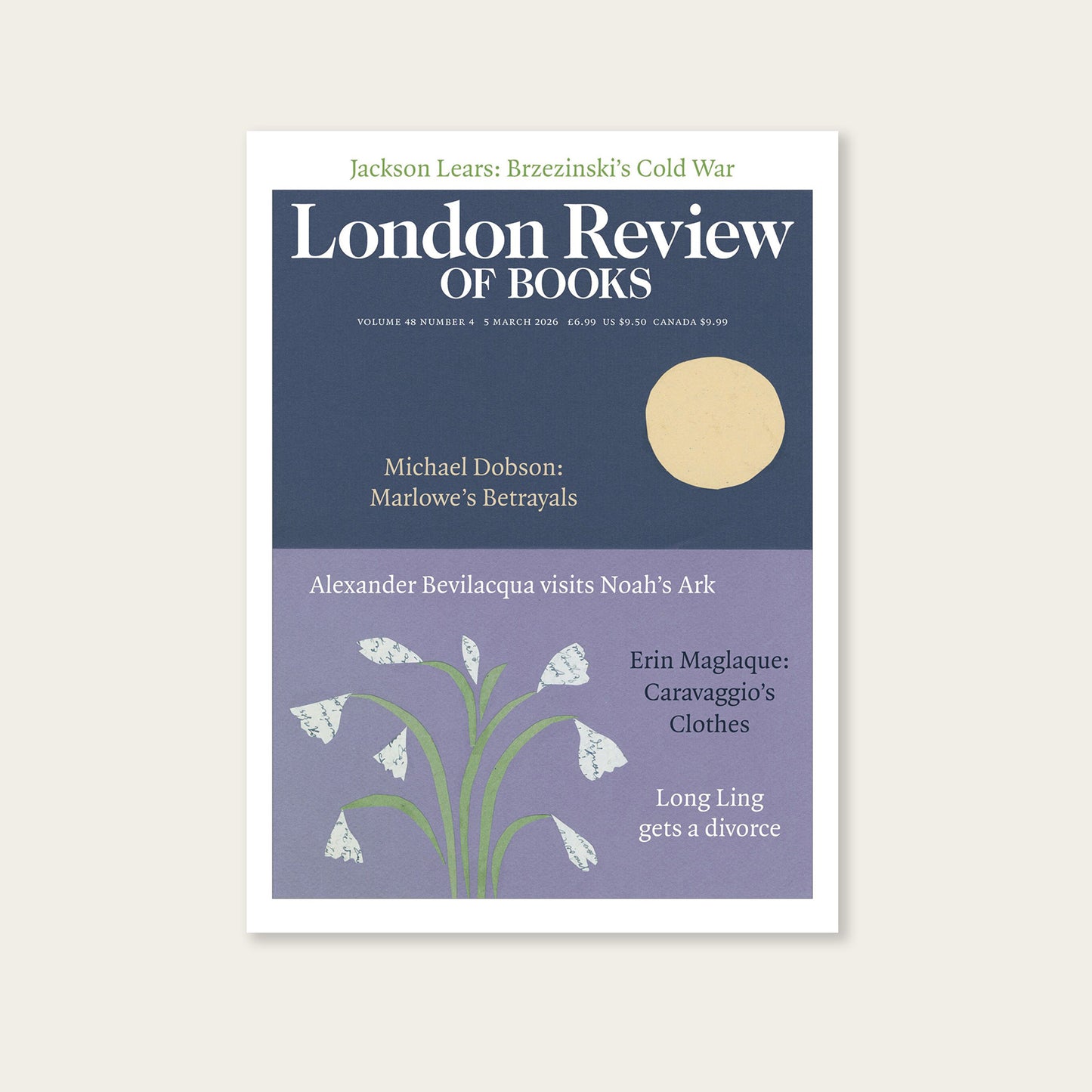 LRB Back Issues: 2026