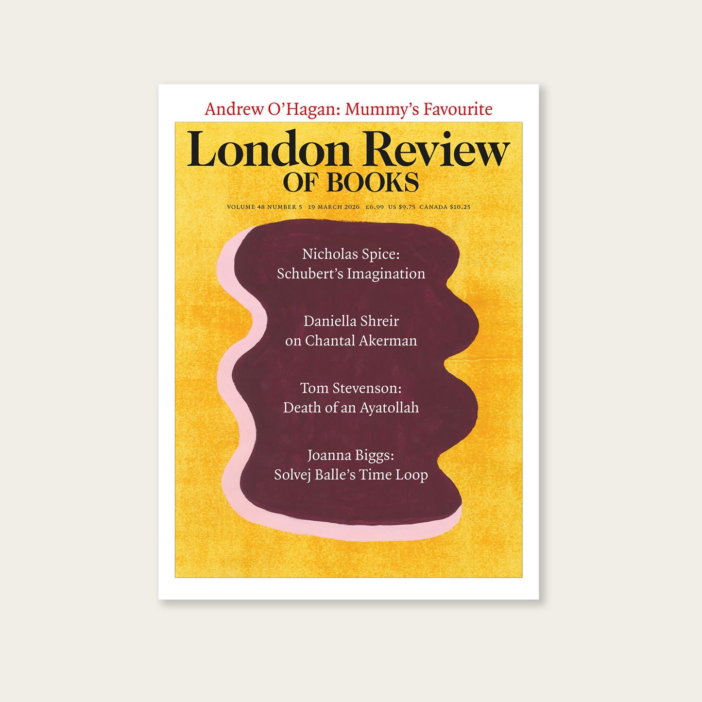 LRB Back Issues: 2026