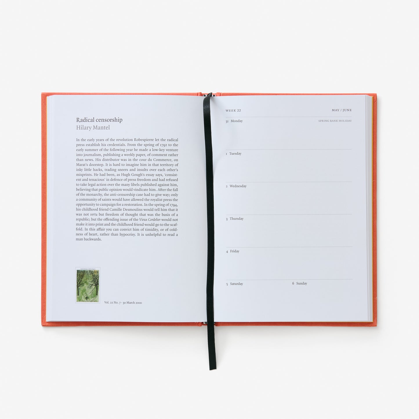 LRB Diary for 2027: What was reading?
