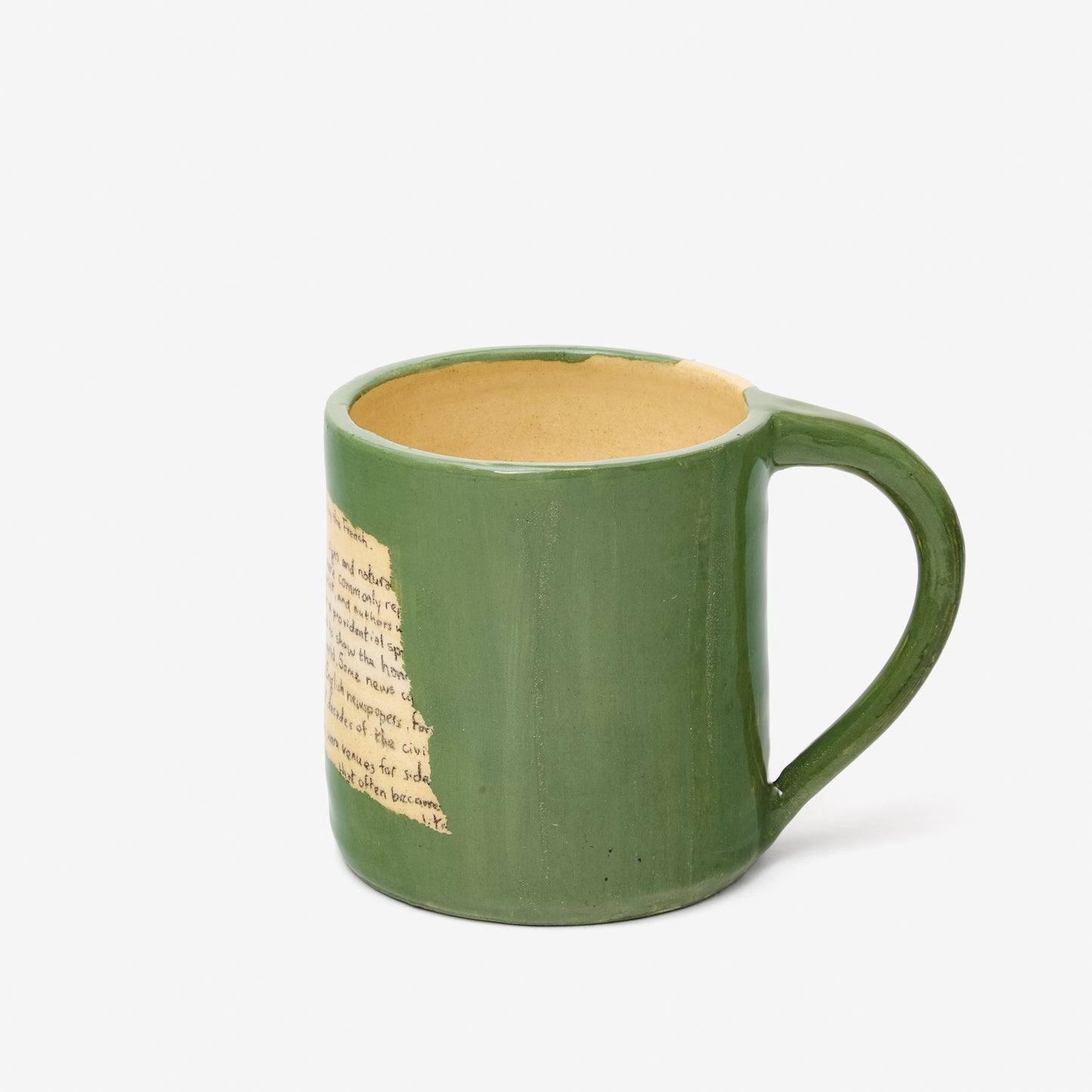 Earthenware by Beth Holgate, Large Green Mug