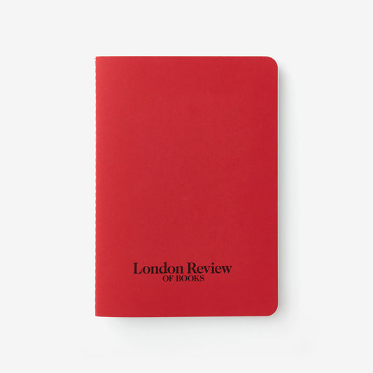 LRB A5 Plain Notebook in Vermilion