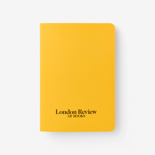 LRB A5 Plain Notebook in Citrine