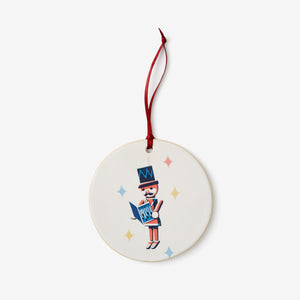 Ceramic Christmas Tree Decoration – Tin Soldier Reading the LRB